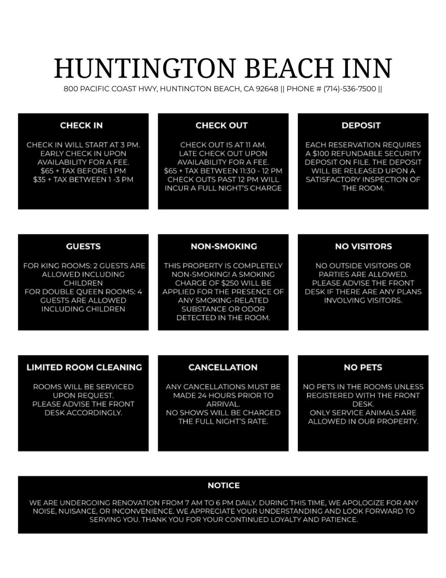 Huntington Beach Inn Екстер'єр фото